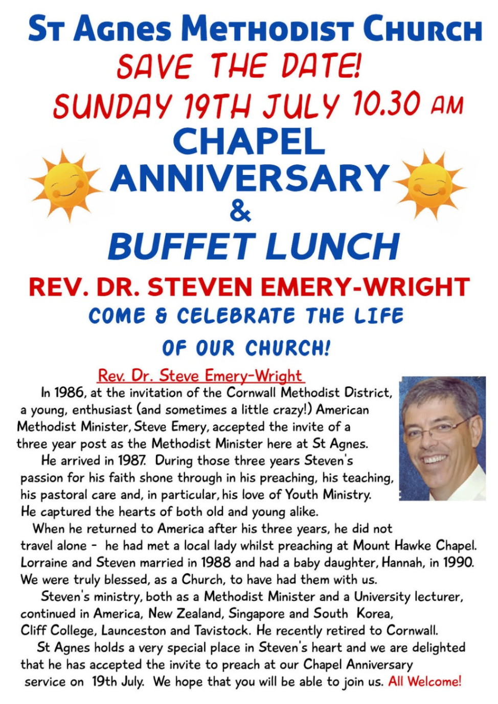 St Agnes Methodist Church Chapel Anniversary