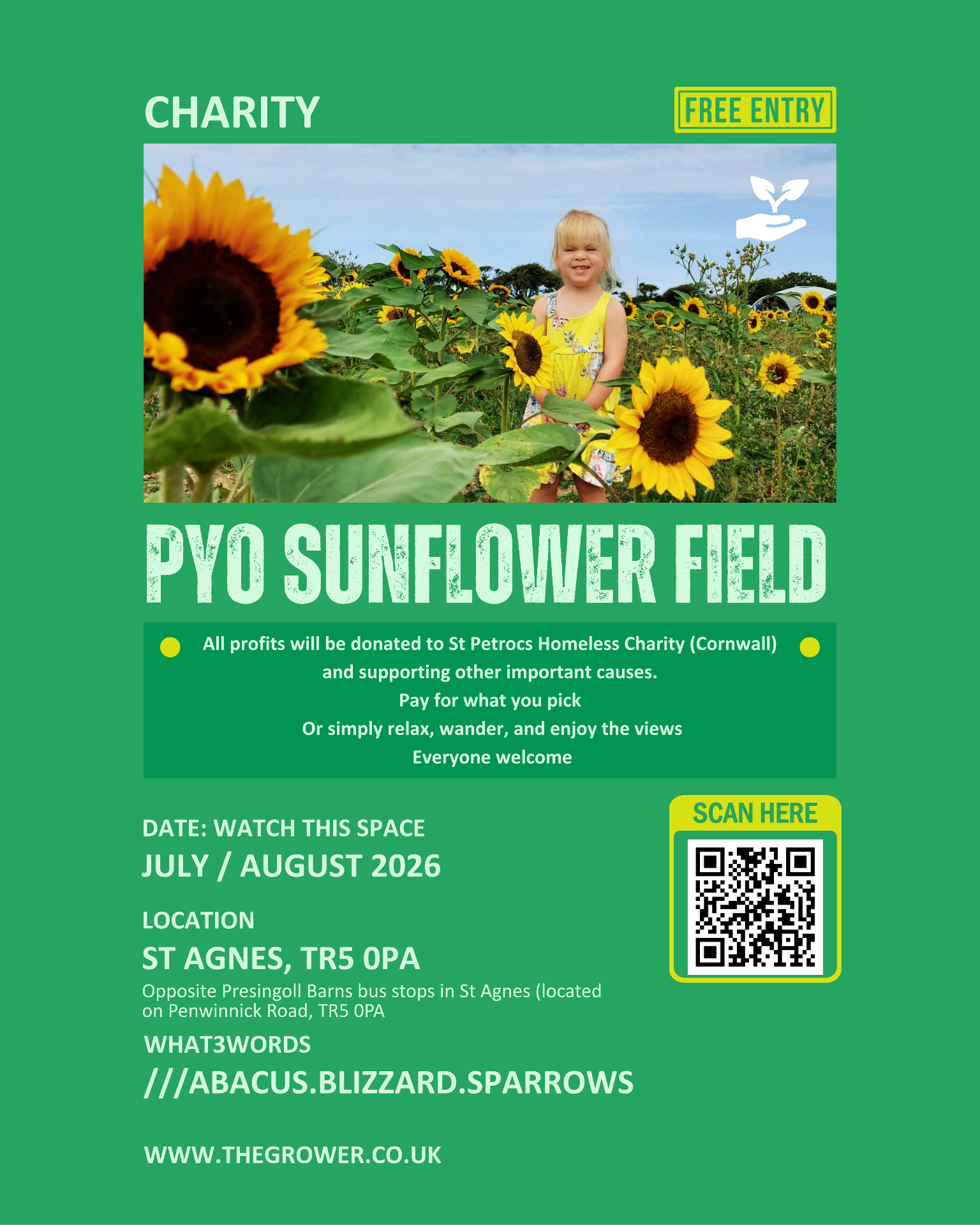 PYO Sunflower Field